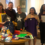 Claremont Presbyterian Church donating school supplies