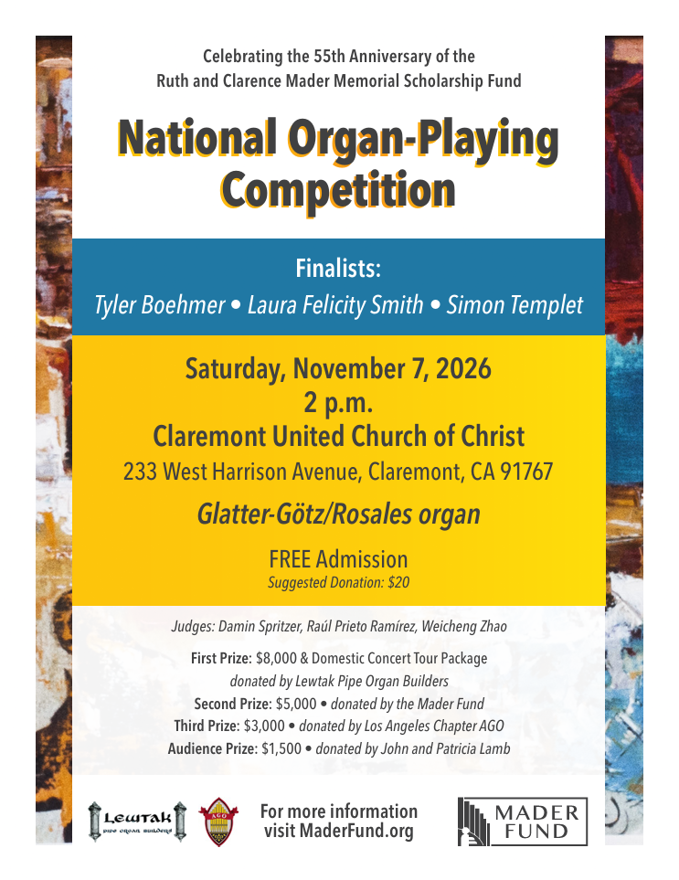 MaderFund_2026 Playing Competition Final flyer